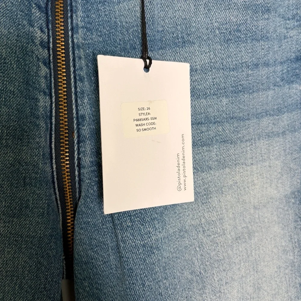 NWT Pistola Zip Around Denim‎ Jeans Size 26 So Smooth